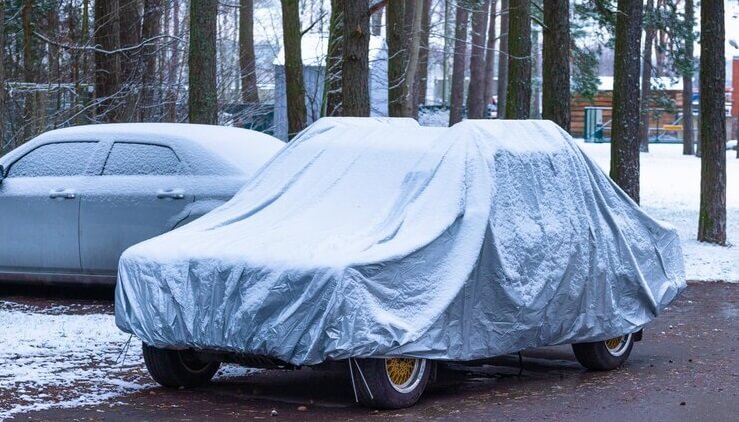 Что может защитить брезент от снега